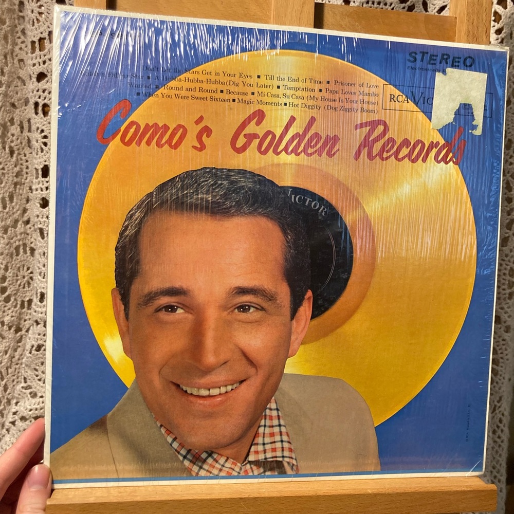 Perry Como, Como's Golden Records Vintage LP Record